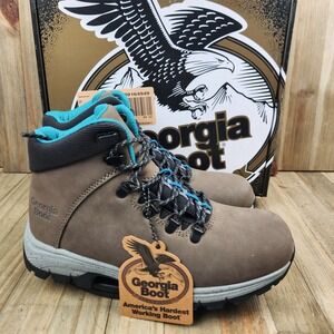 Womens Georgia Boot Eagle Trail Boos size 7 Outdoor Hiking Foam Ankle High